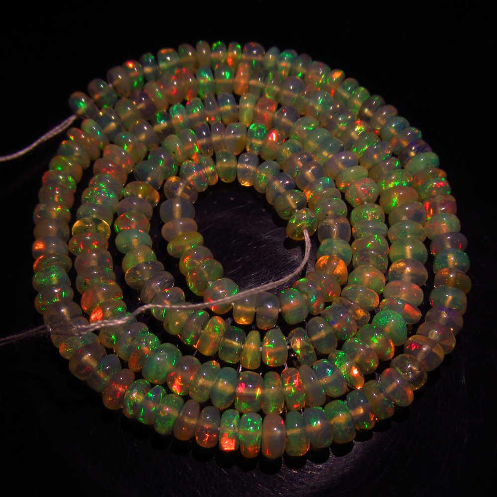 38.19 Ct Genuine 201 Drilled Round Multi-Color Fire (1 of 2)