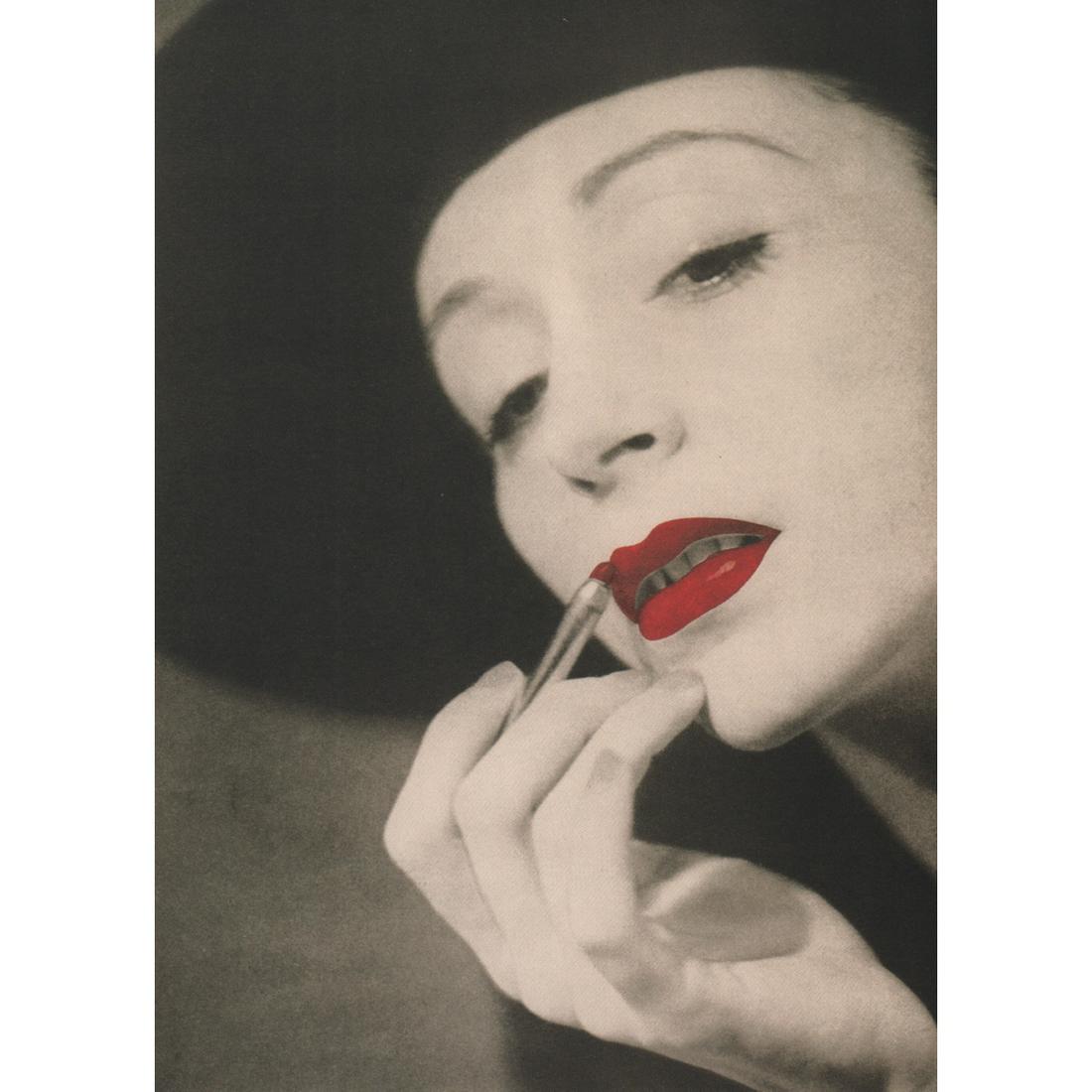 MAN RAY - The Mouth, 1937: Artist: MAN RAY Print Title: The Mouth, 1937 Medium: Color Photo-Lithograph Printing Date: 1990s Printed in the USA Image size approx. 7.5 x 5.25 inches Man Ray, original name Emmanuel Radnitzky, was 