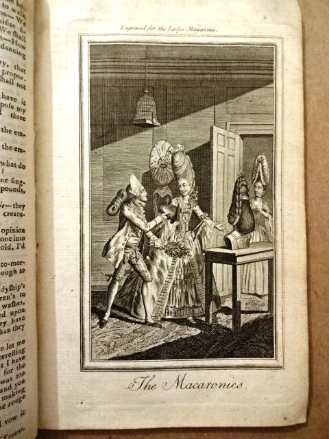 1773 Ladies Magazine w/ Engraving (1 of 3)