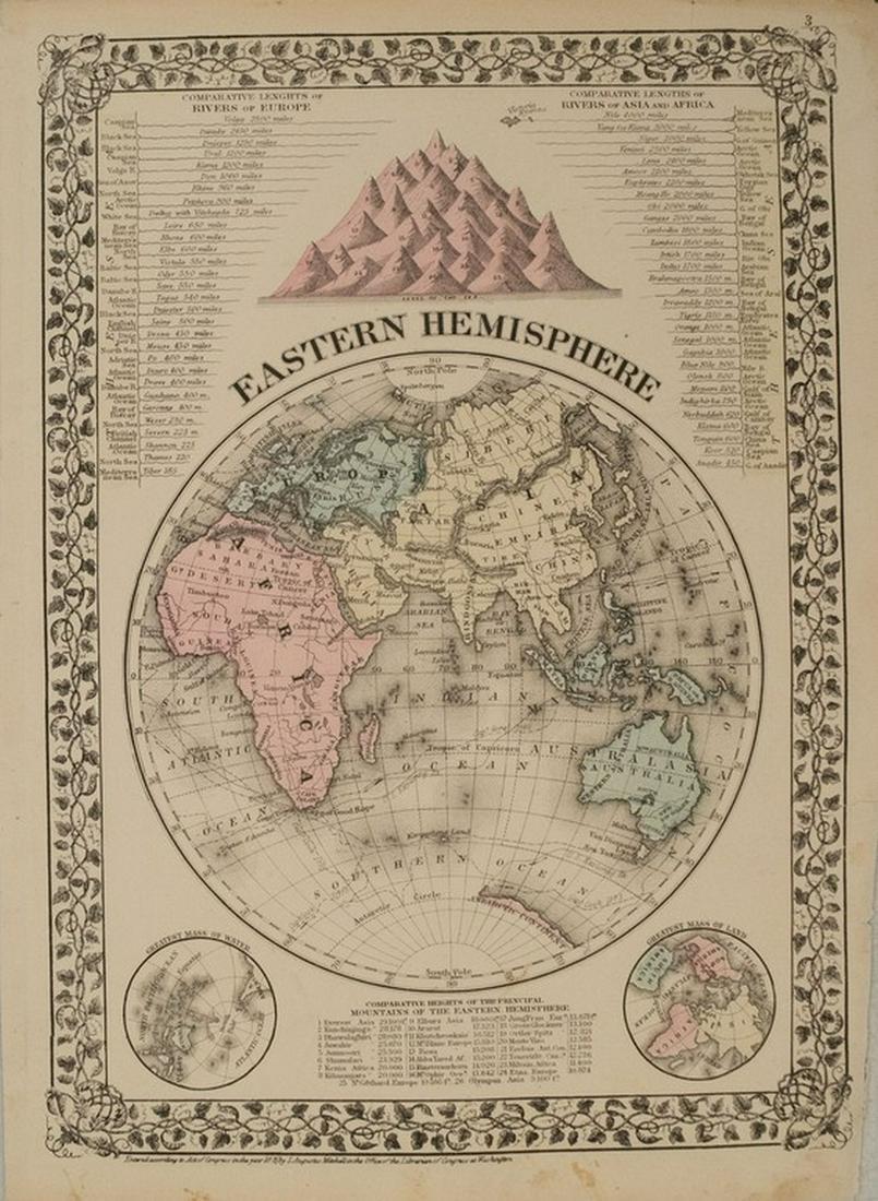 1876 Mitchell Map of Eastern Hemisphere -- Eastern (1 of 1)