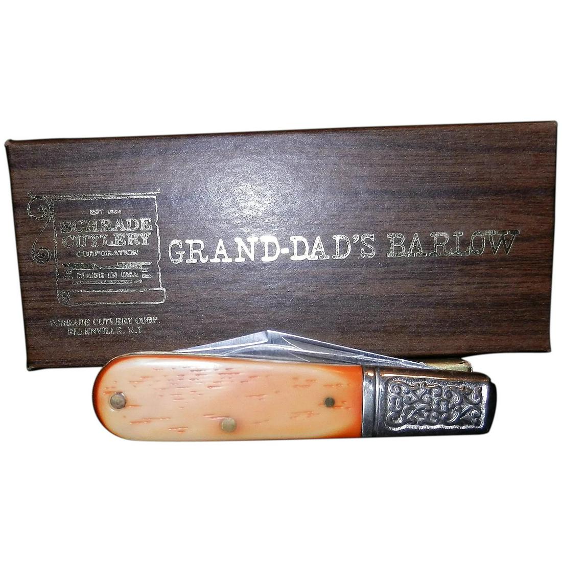 Vintage Schrade USA 206 Grand-Dad's Barlow Pocket Knife (1 of 6)