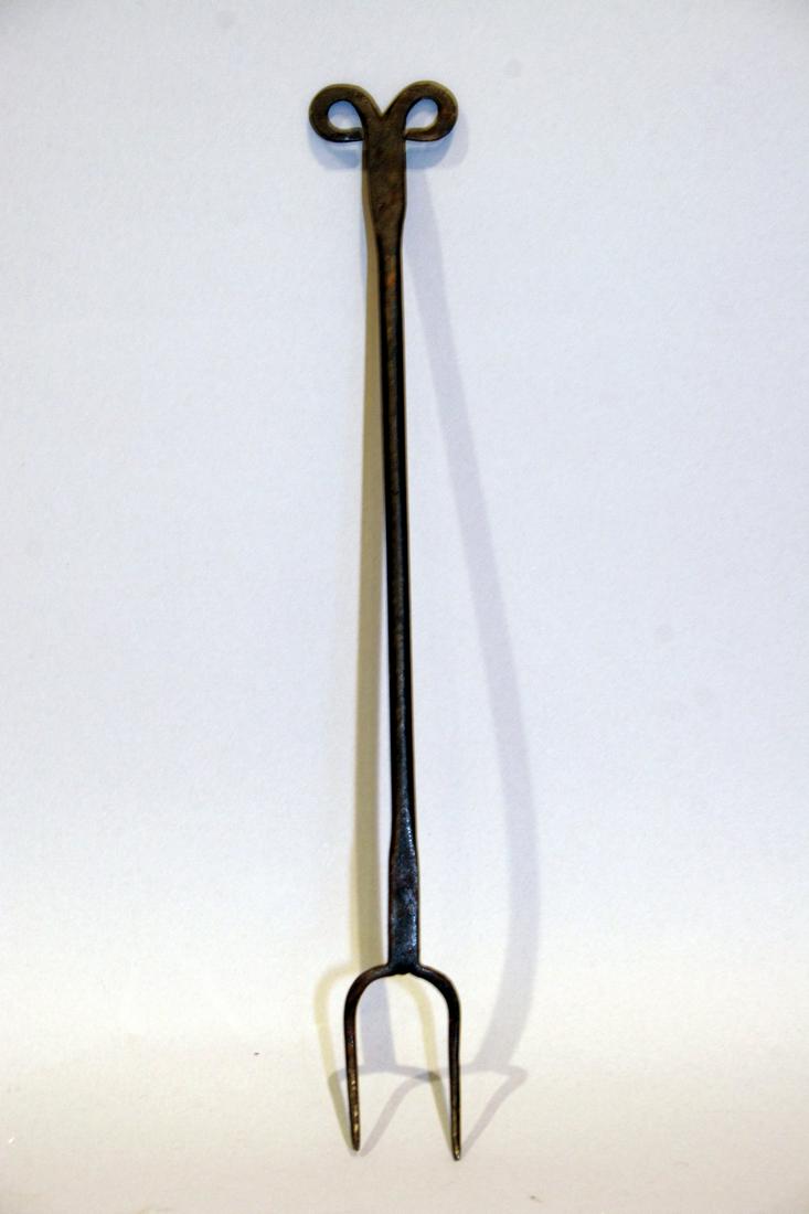A Fine Scarce Late 18th Century Small Iron Fork (1 of 1)