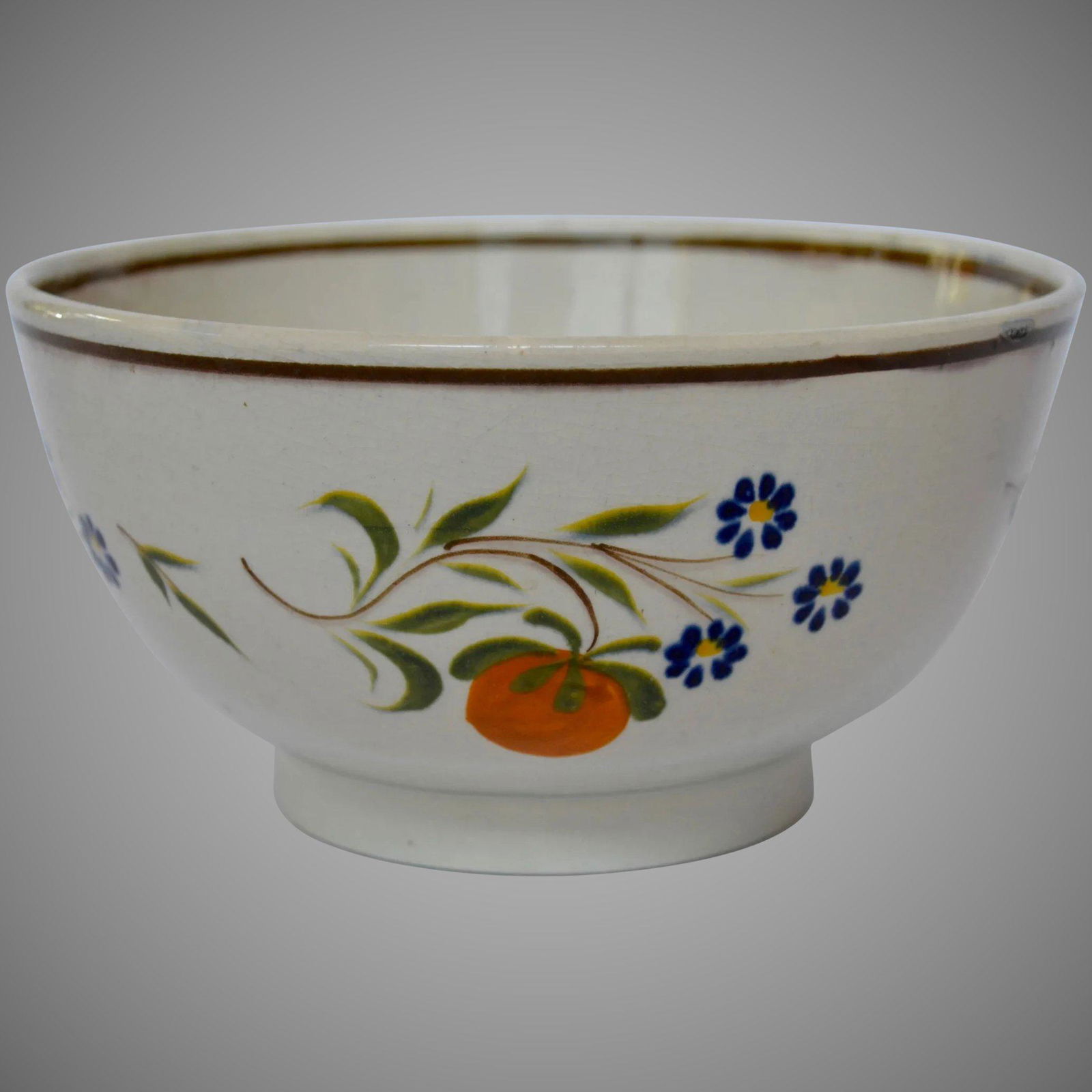 Leeds Type Pearlware 5 Color Bowl (1 of 5)
