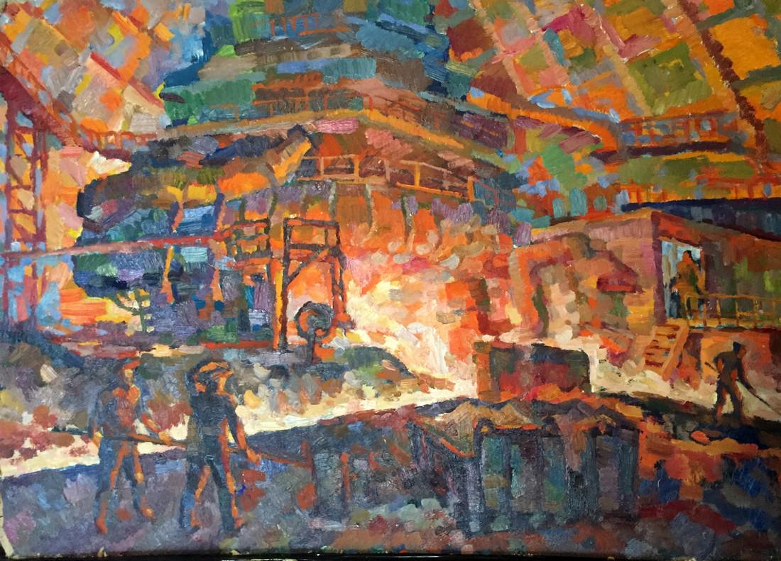 Oil Painting Factory Workers (1 of 10)