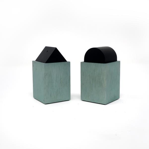 Green Post Modern Salt & Pepper by David Tisdale for (1 of 6)