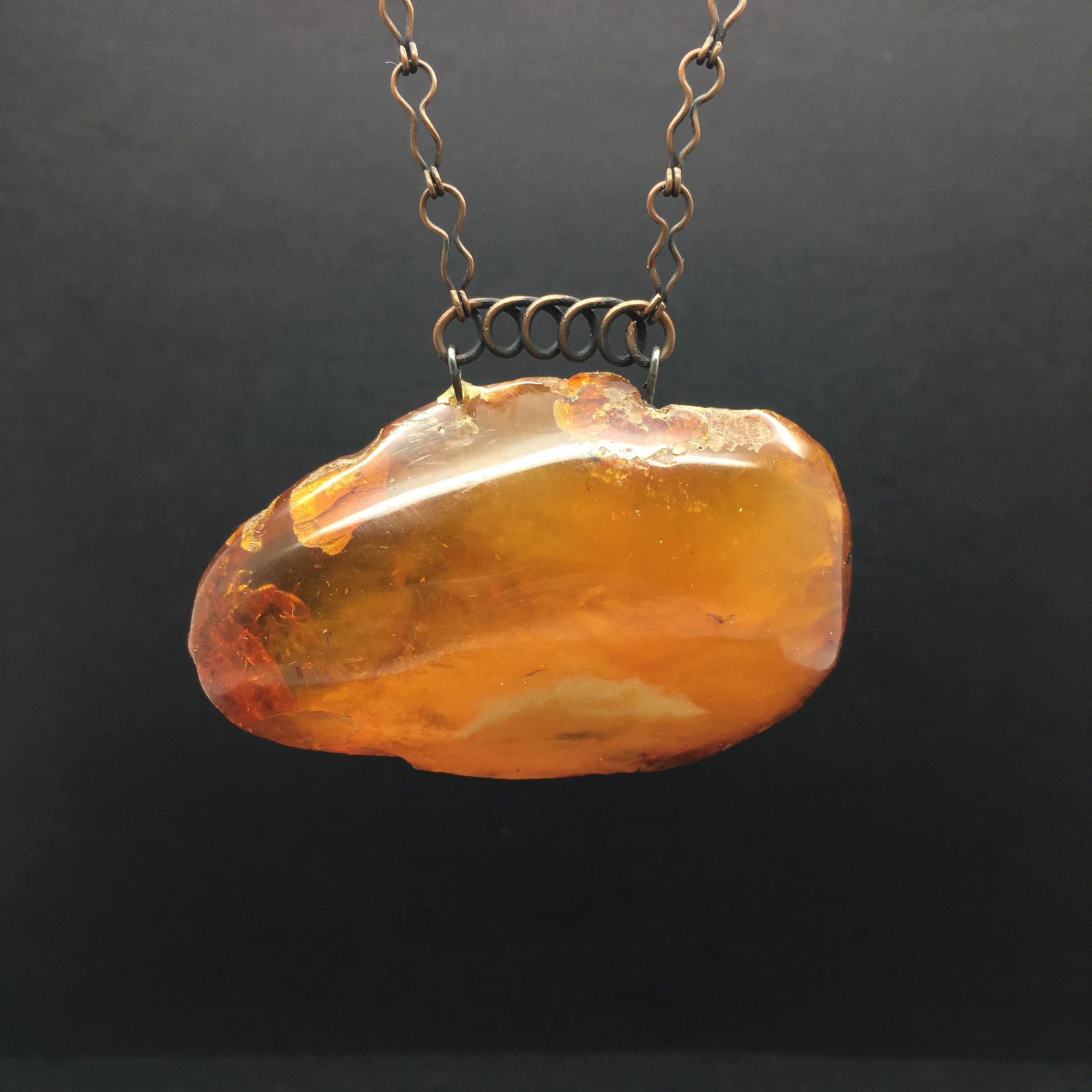 Antique Baltic Amber pendant  26,9 g (1 of 11)