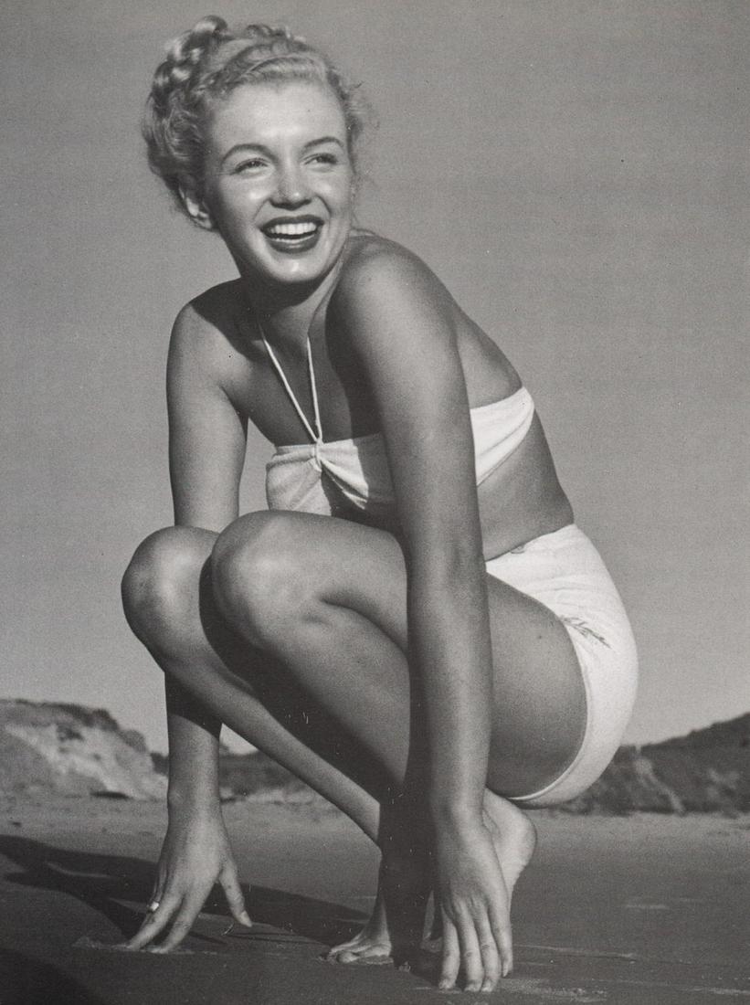 ANDRE DE DIENES - Marilyn Monroe Norma Jean): Artist: ANDRE DE DIENES Print Title: Marilyn Monroe ( Norma Jean) Medium: Photolitho Printed 1980’s in the USA Image size (inches) approx. 11.5 x 9.5” Andre De Dienes De Dienes was a professional