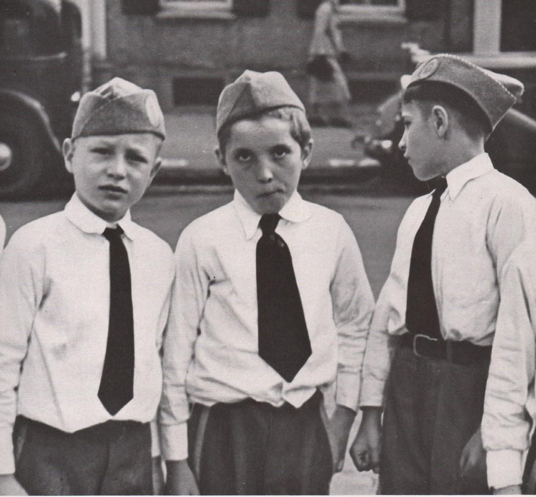 WALKER EVANS - Sons of the American Legion, 1936: Artist: WALKER EVANS Print Title: Sons of the American Legion, 1936 Printing Date: 1930’s Medium: Photoengraving Printed in: the USA Image Size: 6 x 7” Walker Evans(1903–1975) was one of the mos