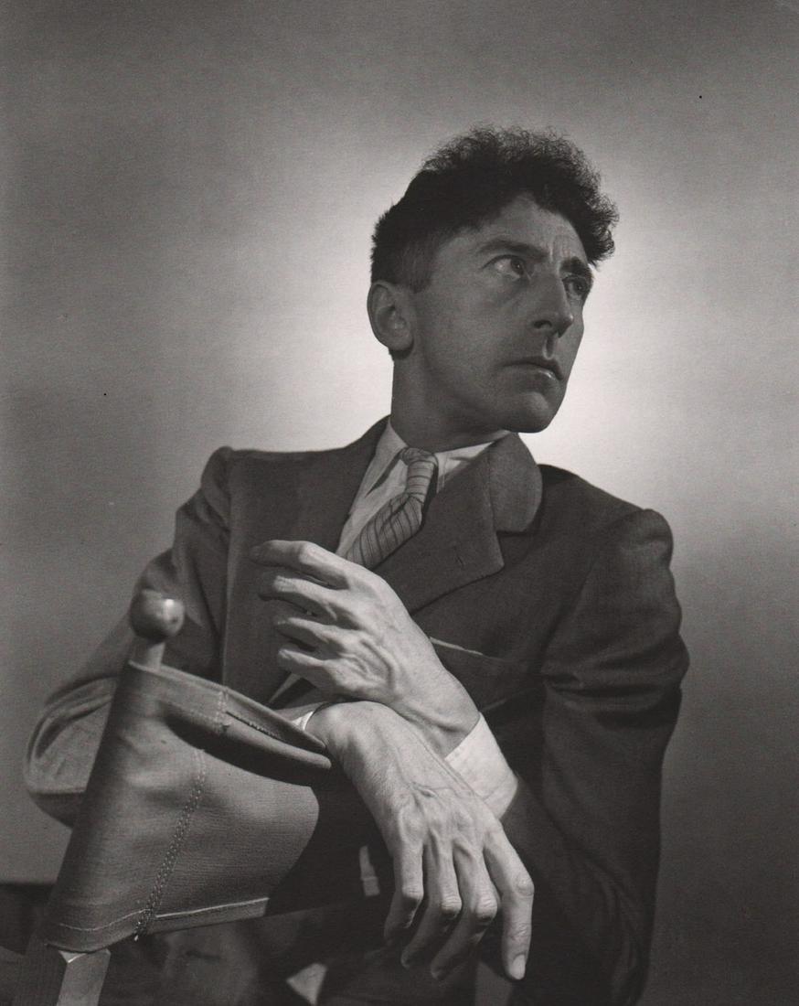 GEORGE PLATT LYNES - Jean Cocteau, 1936: Artist: GEORGE PLATT LYNES Print Title: Jean Cocteau, 1936 Medium: Duotone Photoengraving Printing Date: 1990’s Printed in USA Image Size:8 X 6” George Platt Lynes (1907-1955).was an American fash