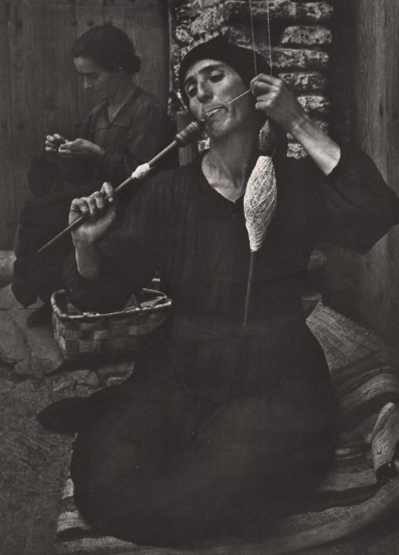 W. EUGENE SMITH - Weaving: Artist:W. EUGENE SMITH Print Title: Weaving Medium: Photo-lithograph Printed 1970’s in Italy Image size (inches) approx. 11 x 8.5” Reserve: $25.00 Shipping: Domestic: Flat rate of $15.00 to anywhe