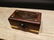 Victorian Marine Wood Box w Telescope - 2