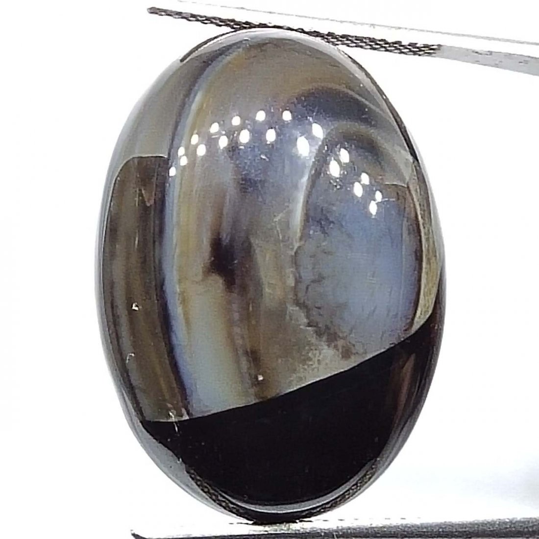 27.8 ct Natural Cloud Wave Agate (1 of 5)