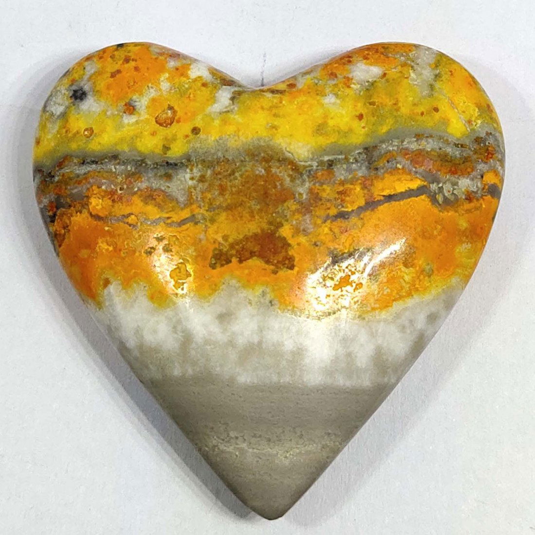 115.6 ct Natural Bumble Bee Heart (1 of 6)