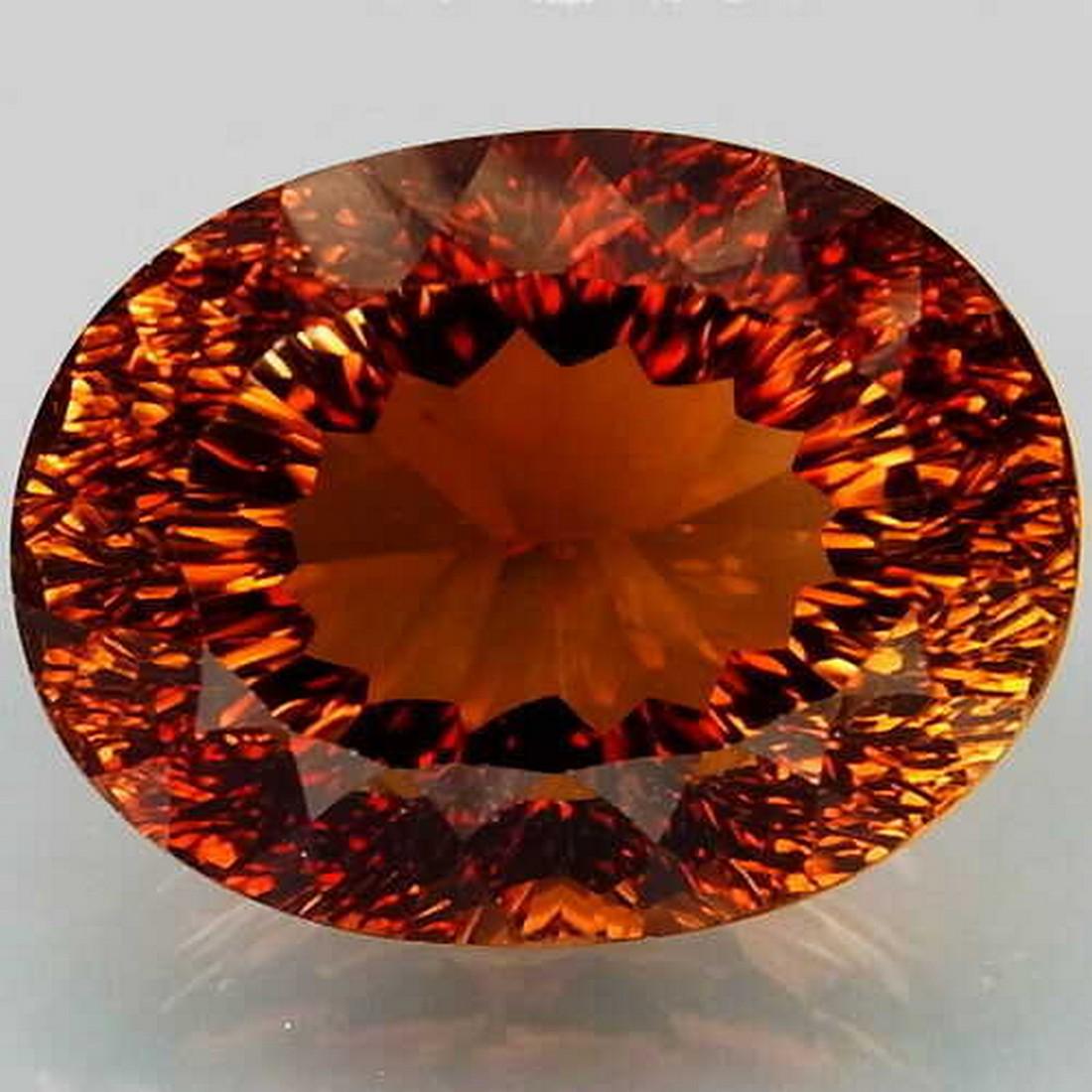 21,90 ct Natural Top Imperial Topaz Millennium Cut (1 of 2)