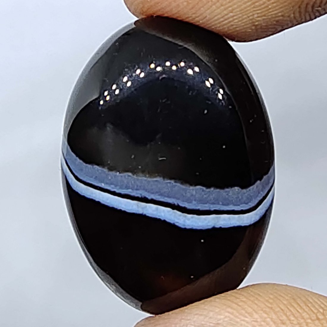 30.6 ct Natural Cloud Wave Agate (1 of 5)