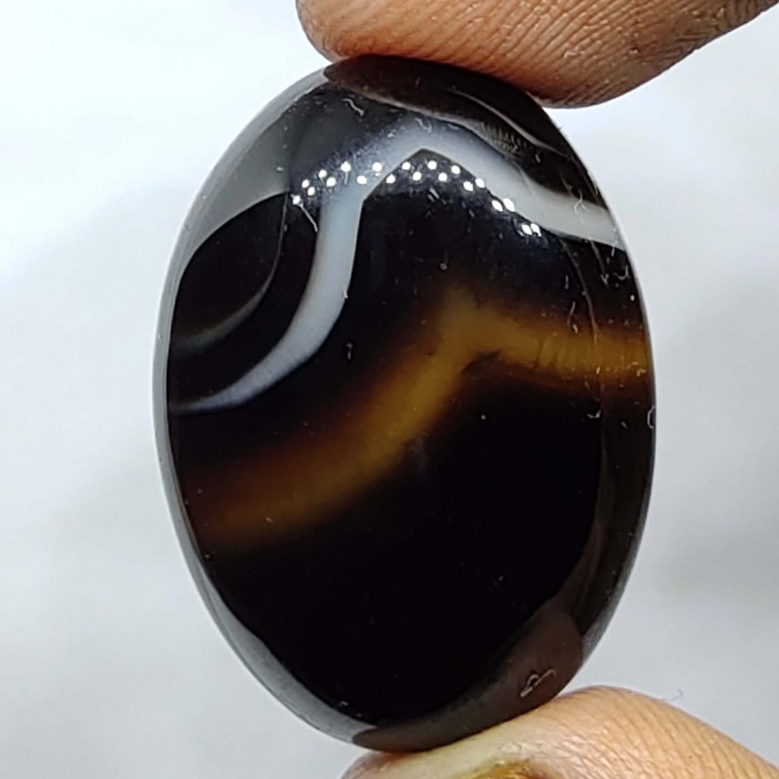 29.7 ct Natural Cloud Wave Agate (1 of 4)