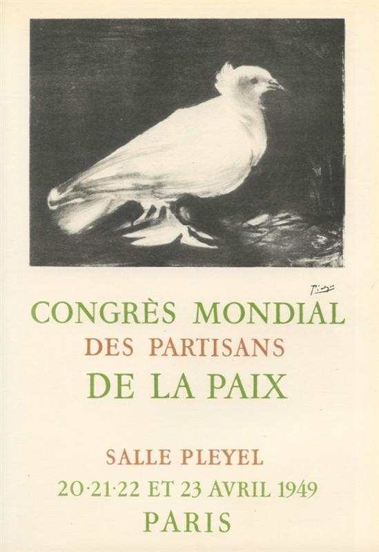 Pablo Picasso lithograph poster "Congres Mondial des (1 of 1)