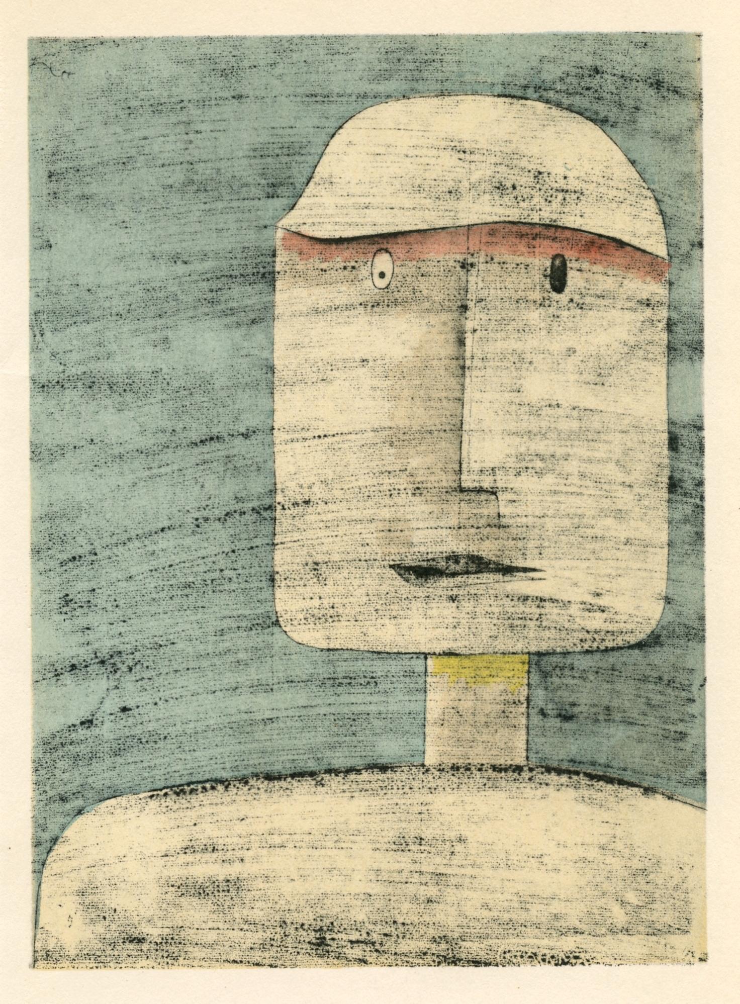 Paul Klee pochoir "Gespenst eines Kriegers (Specter of (1 of 1)