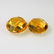 6.29 Ct Genuine Orange Yellow Citrine Round Pair