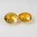 6.29 Ct Genuine Orange Yellow Citrine Round Pair - 2