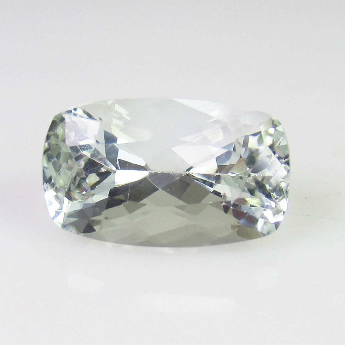 2.98 Ct Genuine Aquamarine Cushion Cut (1 of 2)