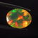 1.43 Ctw Natural Multi-Color Fire Opal Oval Cut