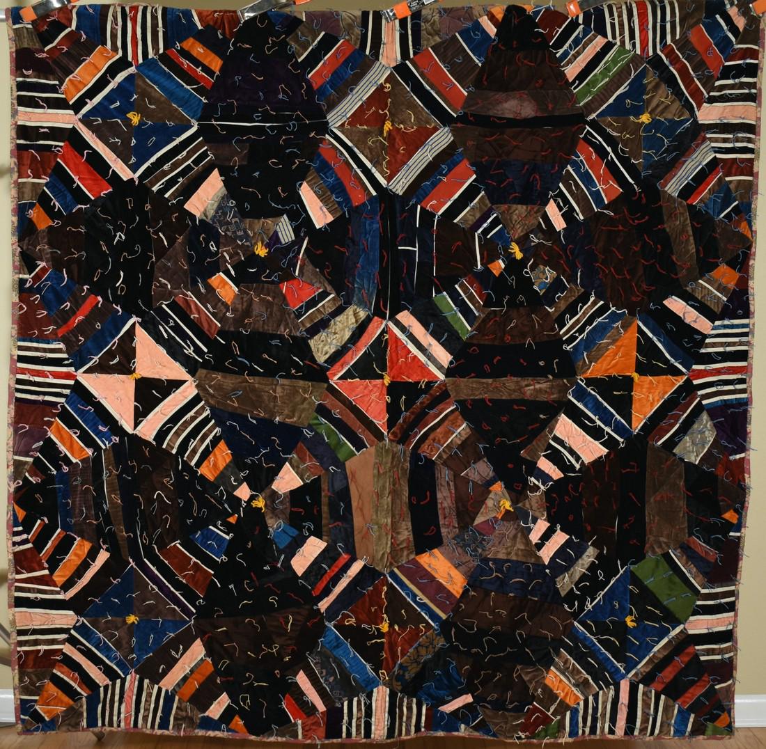 1940's "Kite" Touching Stars Quilt (1 of 8)