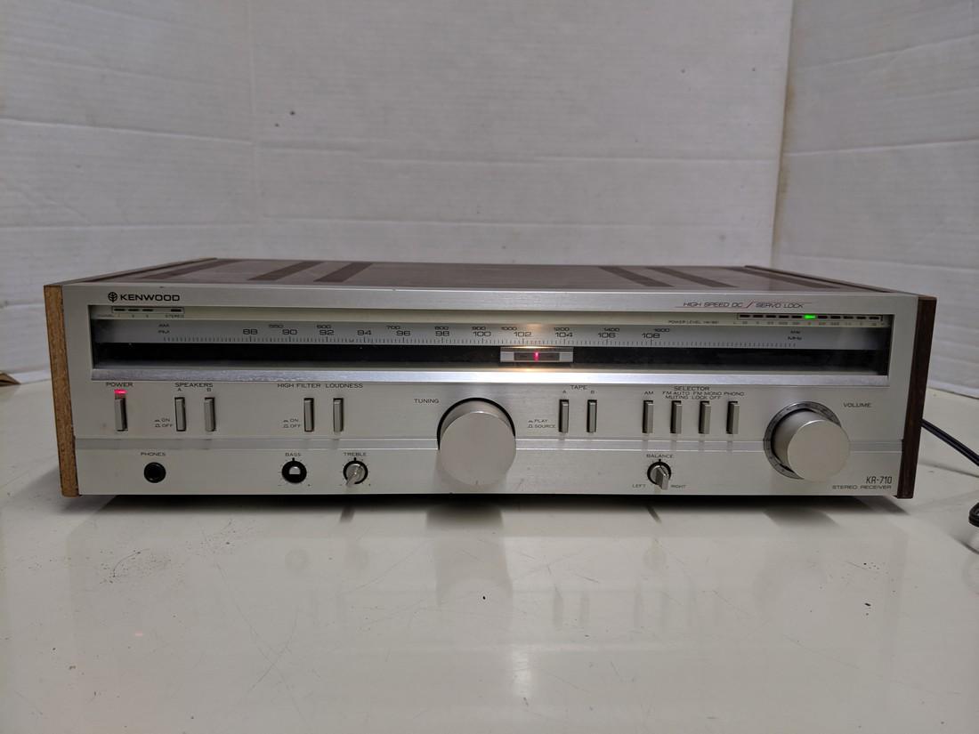 Kenwood KR-710 AM/FM High Speed DC/Servo Lock Stereo (1 of 8)