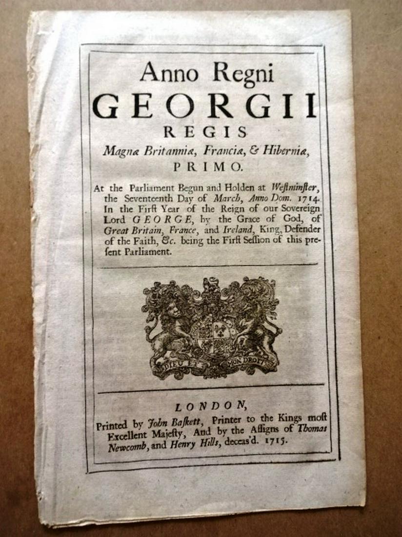 1715 English Militia Act Trophy Money (1 of 2)