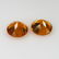 2.36 Ctw Natural Orange Yellow Citrine Round Pair - 2