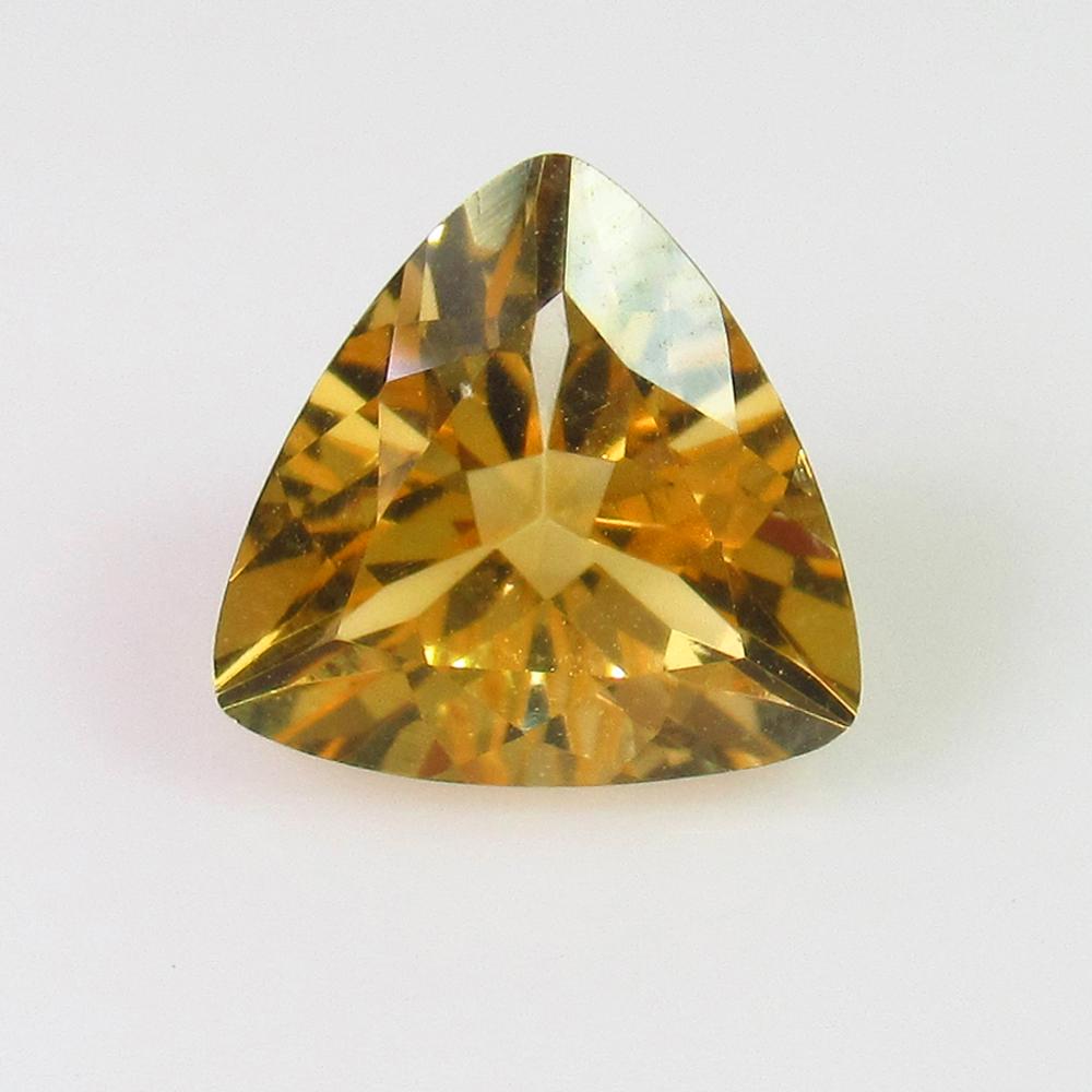 3.00 Ct Genuine Yellow Citrine Trillion Cut (1 of 2)