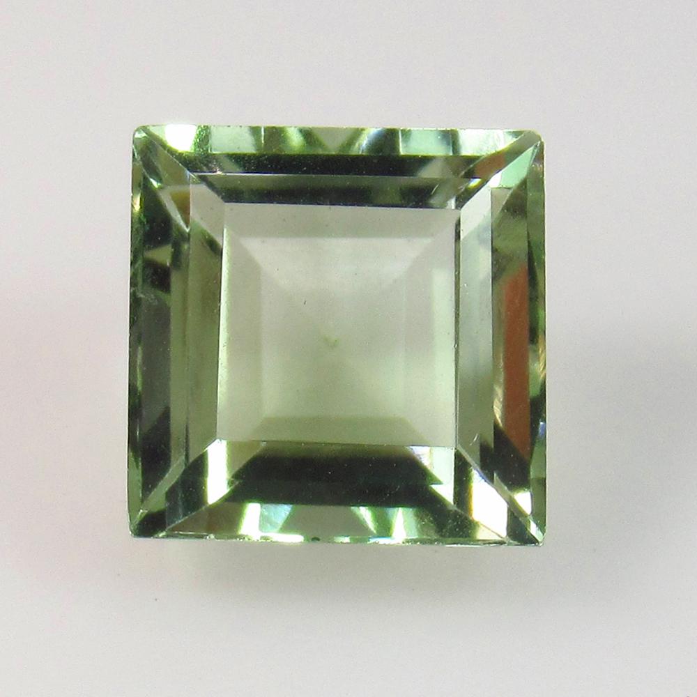 5.00 Ct Genuine Green Amethyst Square Cut (1 of 2)