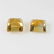 2.34 Ct Genuine Orange Yellow Citrine Square Pair - 2