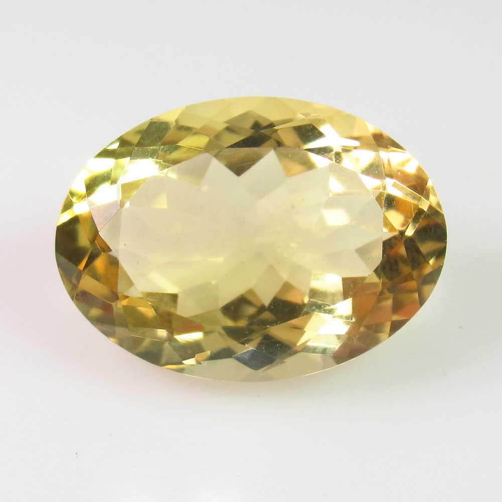 11.16 Ct Genuine Yellow Citrine Oval Cut (1 of 2)