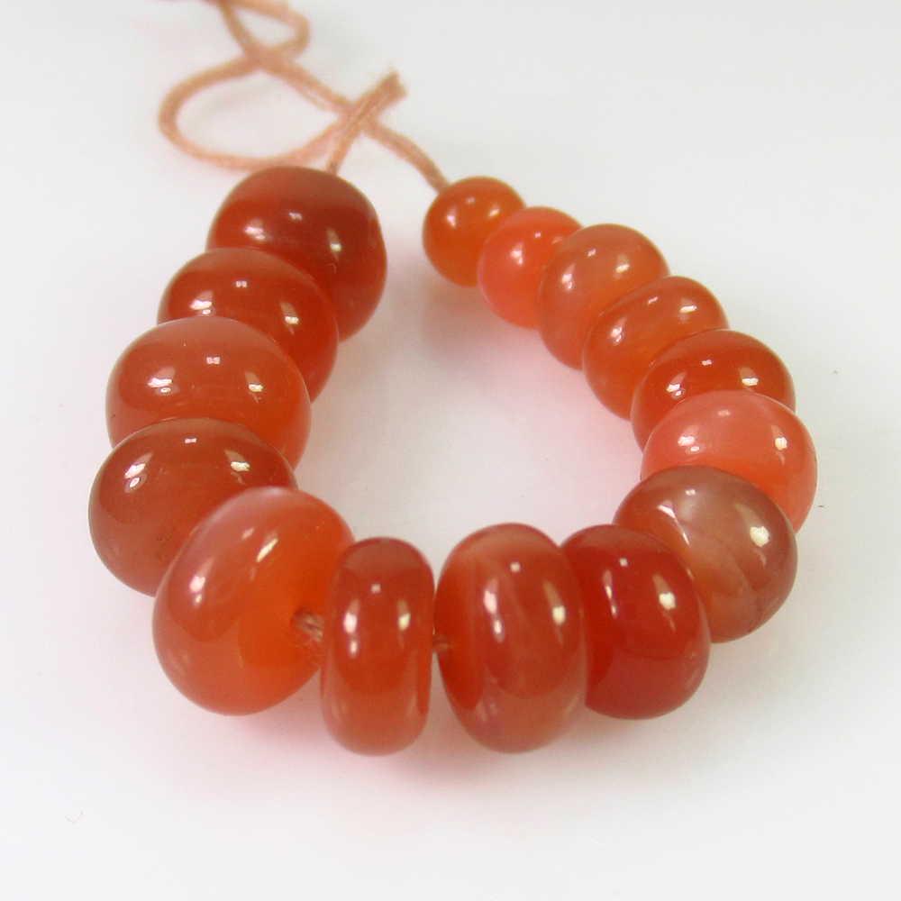 24.25 Ct Genuine 15 Drilled Orange Moonstone Round: No Reserve! Title: 24.25 Ct Genuine 15 Drilled Orange Moonstone Round Beads Stone Clarity: Semi-Transparent Gemstones: Natural Moonstone Beads Carat Weights: 24.25 Size/Dimensions: 5.00 - 7.70 mm / 15