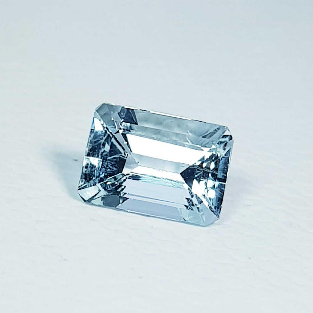 Natural Aquamarine Emerald Cut 1.00 ct (1 of 5)