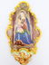Italian Majolica holy water font - 9