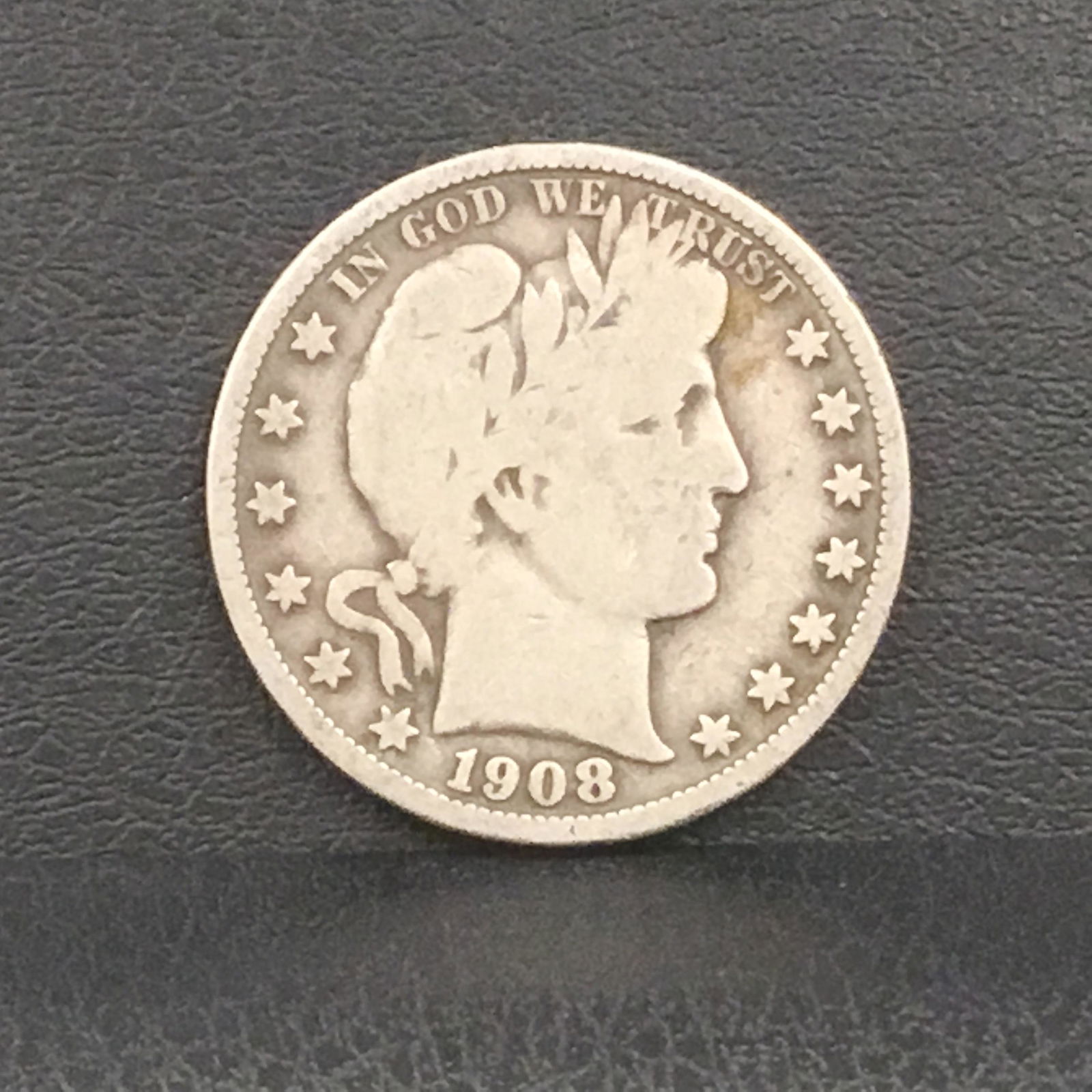 1908  Barber Half Dollar (1 of 2)