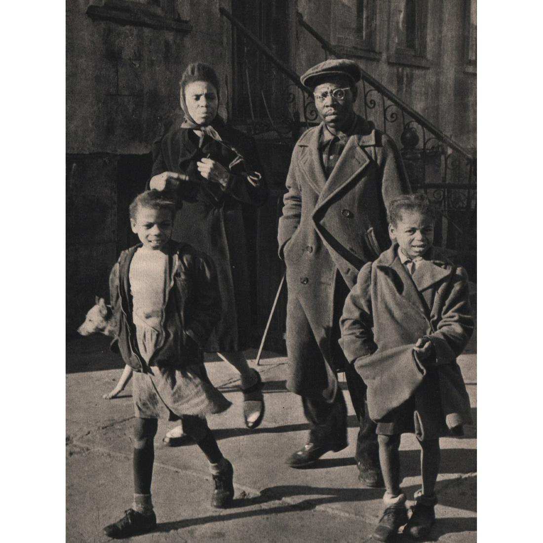 HENRI CARTIER-BRESSON - Harlem: Artist: HENRI CARTIER-BRESSON Print Title: Harlem Medium: Sheet-fed Gravure Printing Date: 1960's Printed in Japan Image Size approx: 8 X 6 inches Henri Cartier-Bresson(1908-2004) was a French photogr