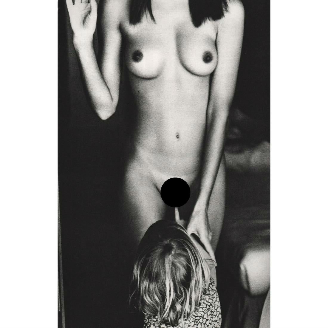 ELLEN VON UNWERTH - Nude: Artist: ELLEN VON UNWERTH Print Title: Rebecca asking, what is it mama? Medium: Sheet-fed Gravure Printing Date: 1990's Printed in Japan Image size approx. 14 x 9 inches Ellen Von Unwerth is a photogr