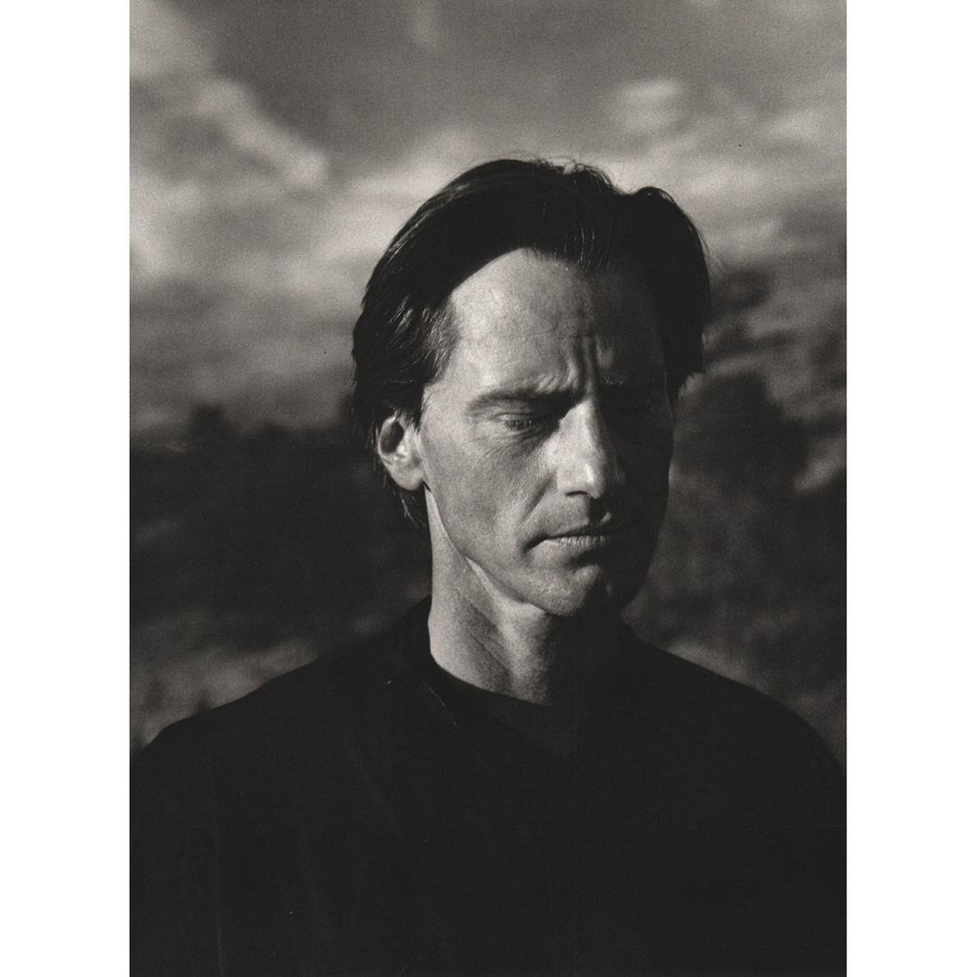 BRUCE WEBER - Sam Shepard, 1984: Artist: BRUCE WEBER Print Title: Sam Shepard, 1984 Medium: Sheet-fed Gravure Printing Date: 1980's Printed in Spain Image Size approx: 11 X 8.5 inches Bruce Weber is an American fashion photographer a