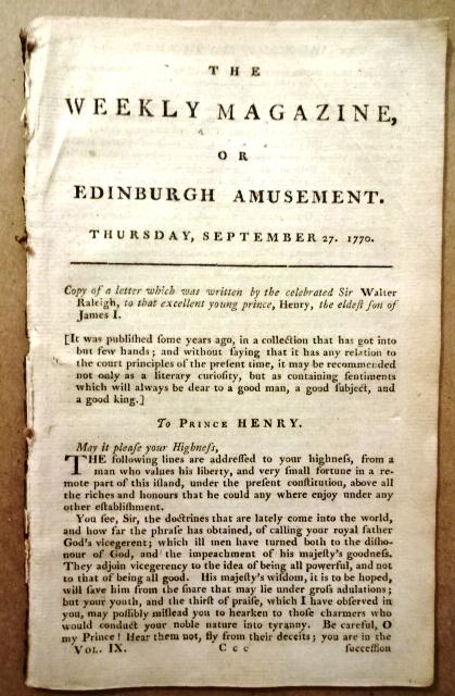 1770 Magazine Colonial Boston Hancock (1 of 3)