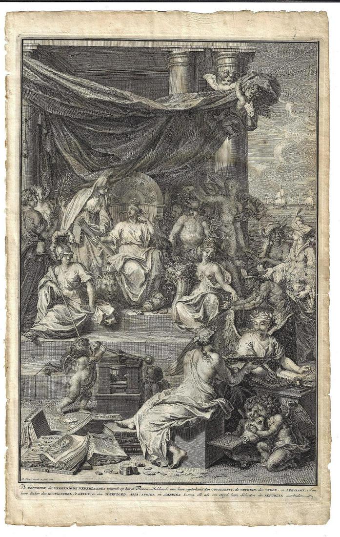 1722 Bernard Picart Frontis Engraving (1 of 2)