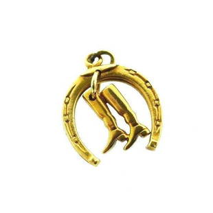 VINTAGE 14k Yellow Gold Mechanical Horse Shoe & Boots: DK Antique 10k Yellow Gold Finch College Charm · This is a must for a collector. The weight is 1.8 grams. The length is 3/4 of an inch. Reserve: $420.00 Shipping:Domestic: Free shipping to