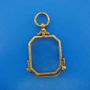 TIMELESS Victorian 14k Yellow Gold Lorgnette Glasses: DK Victorian 24k Yellow Gold Lorgnette Glasses Pendant · This is a must for any collector. · The weight is 16.6 grams. · The length is 2 ¼ inches. Reserve: $612.50 Shipping: Domestic: