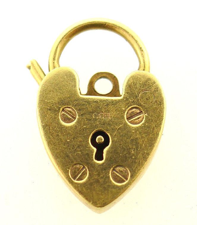 Vintage Georg Jensen LTD London 9k Yellow Gold Heart (1 of 2)