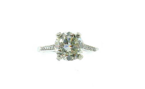 Vintage 1960’s 1.90 Carat Diamond Engagement Ring: AK J0T00 Vintage 1960’s 1.90 Carat Diamond Engagement Ring I-Color VS2 Clarity Platinum · Wonderful ring that is a great addition to your collection. · Weight is 3.3 grams · Made of