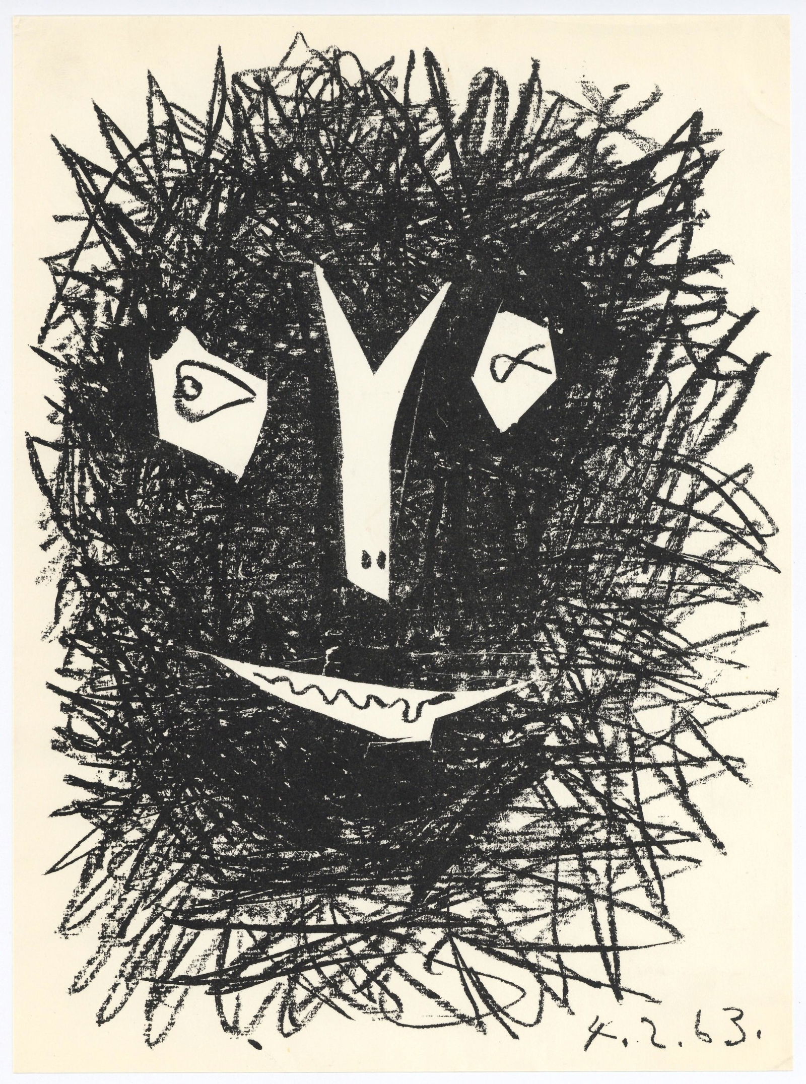 Pablo Picasso "Satyr II" original lithograph (1 of 1)