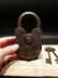 Cast Iron Colt Firearms Ammo Box Padlock Lock & Key - 11