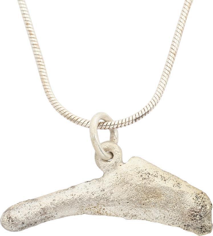 GREEK BRONZE DOLPHIN “COIN” 5TH-4TH CENTURY BC: From the Greek Black Sea colony of Olbia which provided slaves, cereal and fish. Before die struck coinage, these dolphin figures served as a means of exchange, vital for commerce to thrive. They are